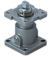 Accesorio de válvula esférica Unidad de contención de medios