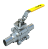 Válvula de Bola de 3 Piezas - Serie S7500/S7700 Micro Pure