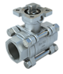 Válvula esférica de 3 piezas Serie DM7000/DM8000