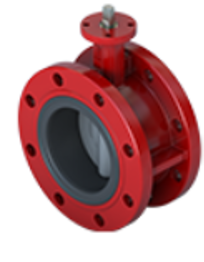 Válvula mariposa con asiento resiliente - Serie 3A/3AH